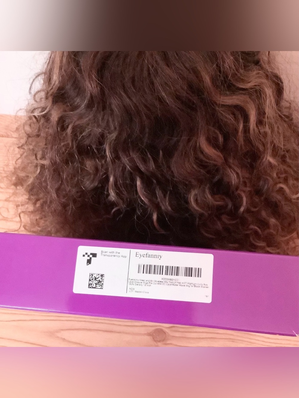 100% Virgin Human Hair Wig - Picture 2 of 6